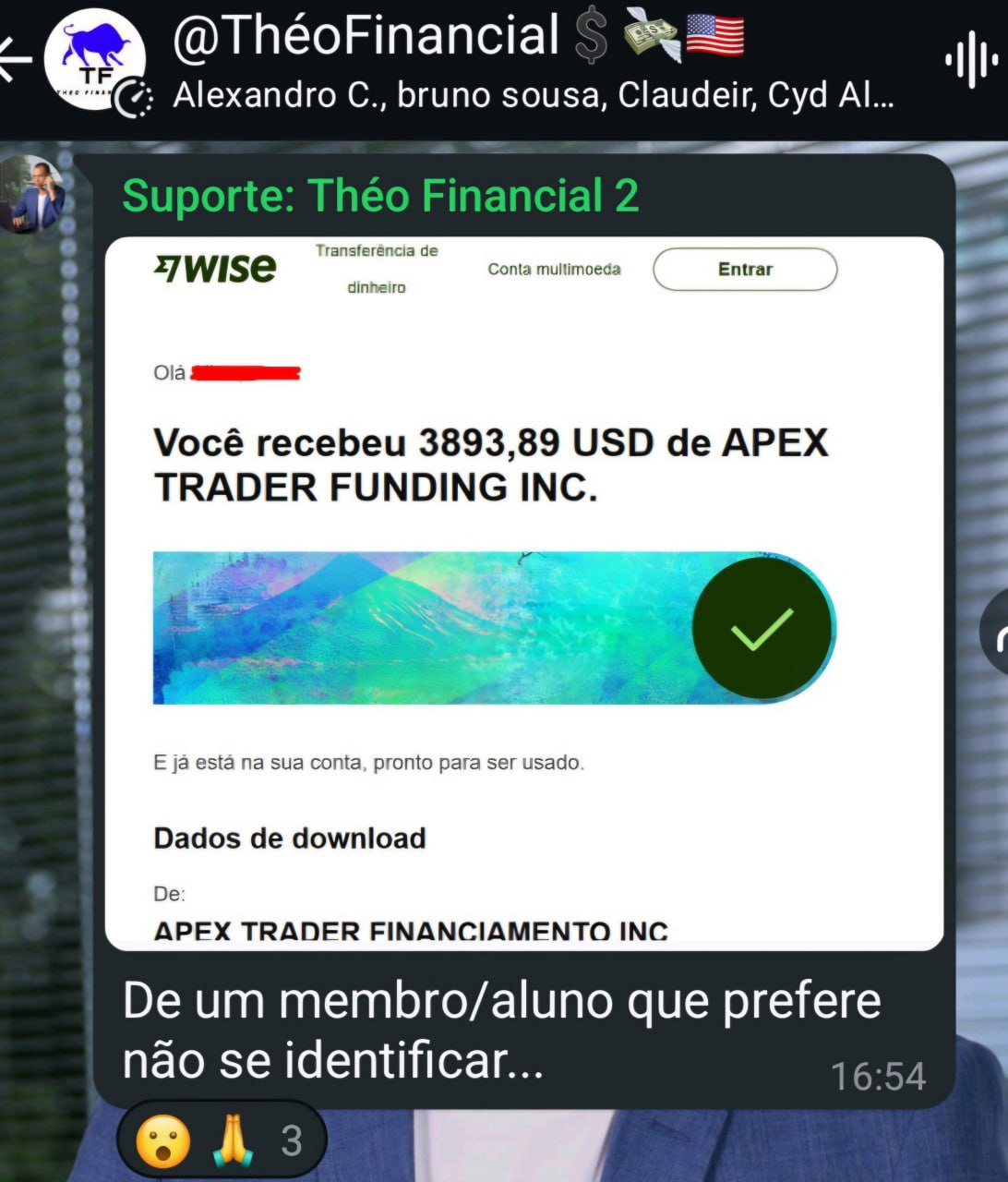 Comprovante de aprovação ou saque de aluno 5